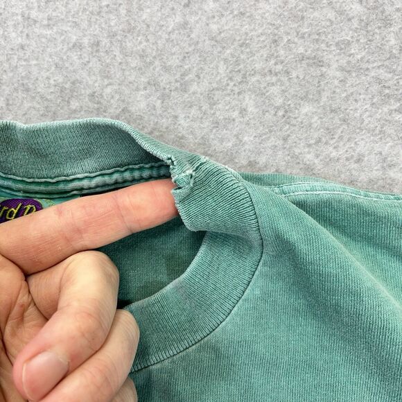 VTG Hard Rock Hotel Las Vegas T-Shirt Adult Large L Green Single Stitch USA Made - Picture 8 of 9